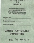 Copie certifiée conforme de la pièce d'identité